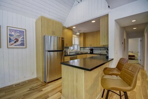 Counter with bar seats great for lounging