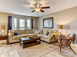 Sectional with Space for Everyone