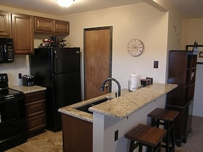 Cozy breakfast bar for casual dining
