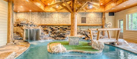 Luxurious indoor heated pool!