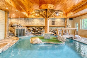 Luxurious indoor heated pool!