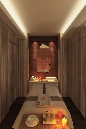 In-suite massage room