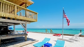 Sand "backyard"