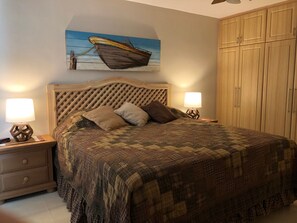 Master bedroom with King bed