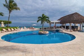 Pool chairs available. 
