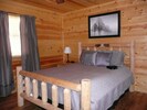 Winter room with queen size bed.