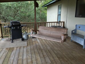 After a day on the lake come back and enjoy some dinner 