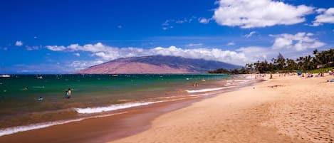 Just a quick walk from your condo door, Kamaole I is a stunning sandy beach.