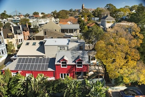 An Oasis in the City,
Solar Powered B&B