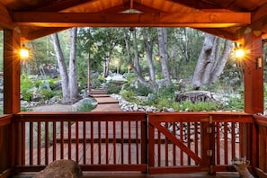 Garden view from front porch