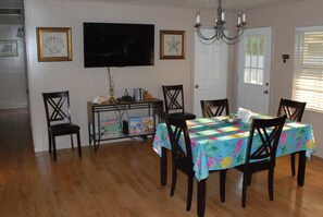 Dining Room w/4K big screen tv
