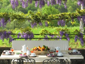 Violet, Lavande, Jardin, Lilas, Printemps, Arbre, Plante, Fleur, Table, Patio