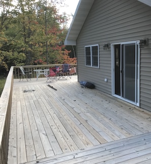Deck off upper level