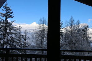 La Vue depuis le Séjour...
On est bien à la Montagne !!