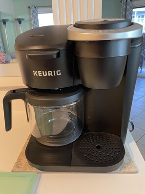 Kaffe och/eller kaffebryggare