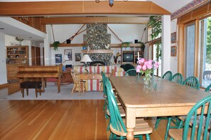 Dining and living space