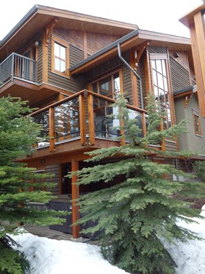 View of our townhouse from road - end unit 