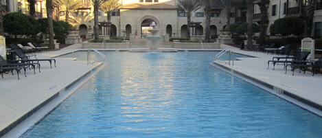   Beautiful pool at Laterra Condominiums