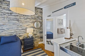 TV, WiFi, dining table for two, queen bed and comfort