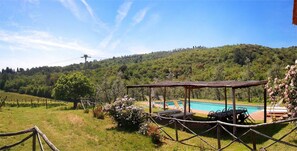 Shared swimming pool tottaly within our vineyards and olive groves