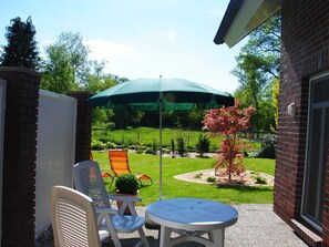 Terrasse und Garten