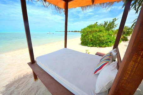 Lazy Day on the Beach...relaxing under the beach daybed