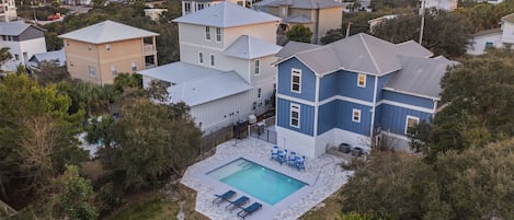 Lizard Palms - Beautiful 30A Vacation Rental House with Private Pool, Golf Cart, and Beach Views in Dune Allen Beach, Florida - Five Star Properties Destin/30A