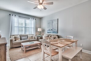 Open Kitchen and Living Room area