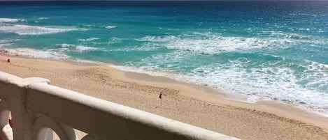 The million dollar view from your balcony.  180 degrees of Caribbean Sea!  WOW!