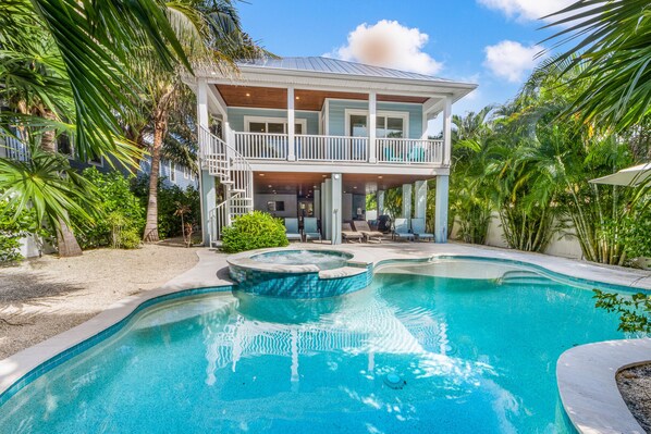 View of house from pool