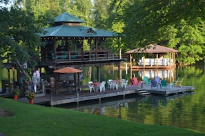 Fantastic Dock viewed from the house