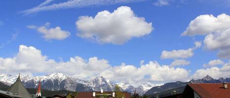 Blick von der Unterkunft