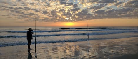 Peaceful morning on the beach