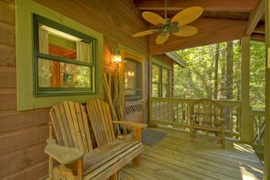 Relax and unwind with a book or just be at one with nature on the porch
