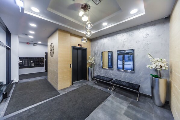 Interior entrance