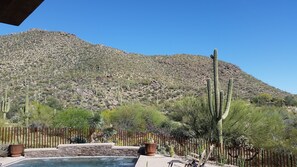 View from most of the rooms in home of Tortolita canyon ridge- private & quiet