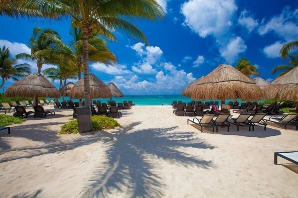 Private beach club for drinks or tacos private massage, plenty of shade or sun.