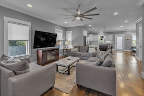 Large Open First Floor perfect for entertaining large groups