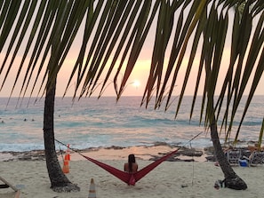 Sunset on White Sands Beach