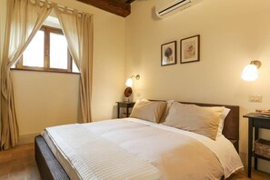 Double bedroom is light and airy
