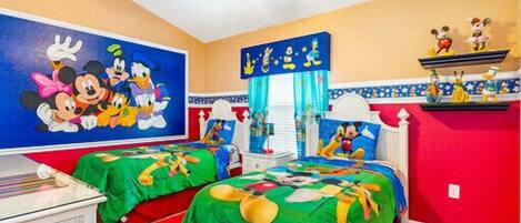 Mickey Mouse bedroom.