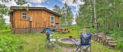 Badger Vacation Rental Cabin | 2BR | 1BA | 500 Sq Ft