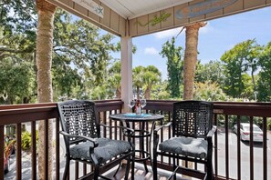 Private Balcony | Dining Table & Community Views