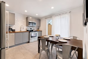 Kitchen and Dining Area