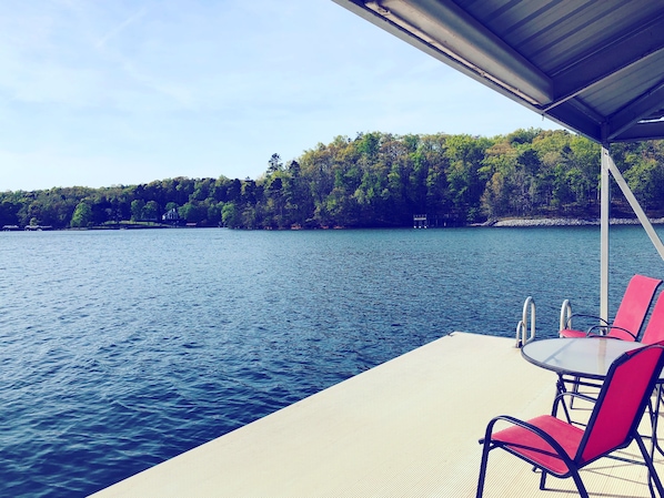 view from the dock