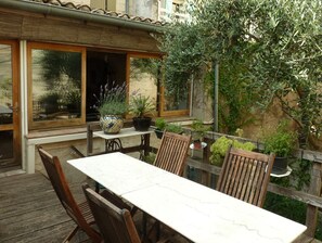 the terrace