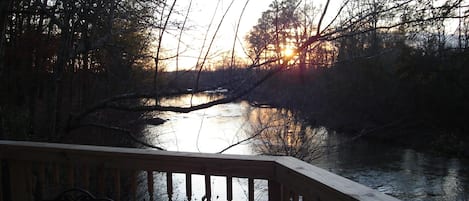 Sunset off deck