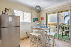 Dining Area with Access to Private Balcony