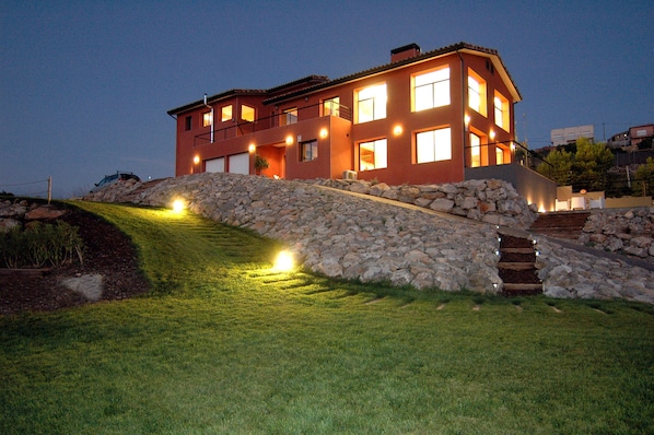 View in the evening