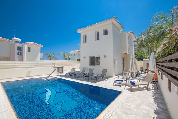 Villa PV5, Beautiful 3BDR Protaras Villa with Private Pool, Close to the centre